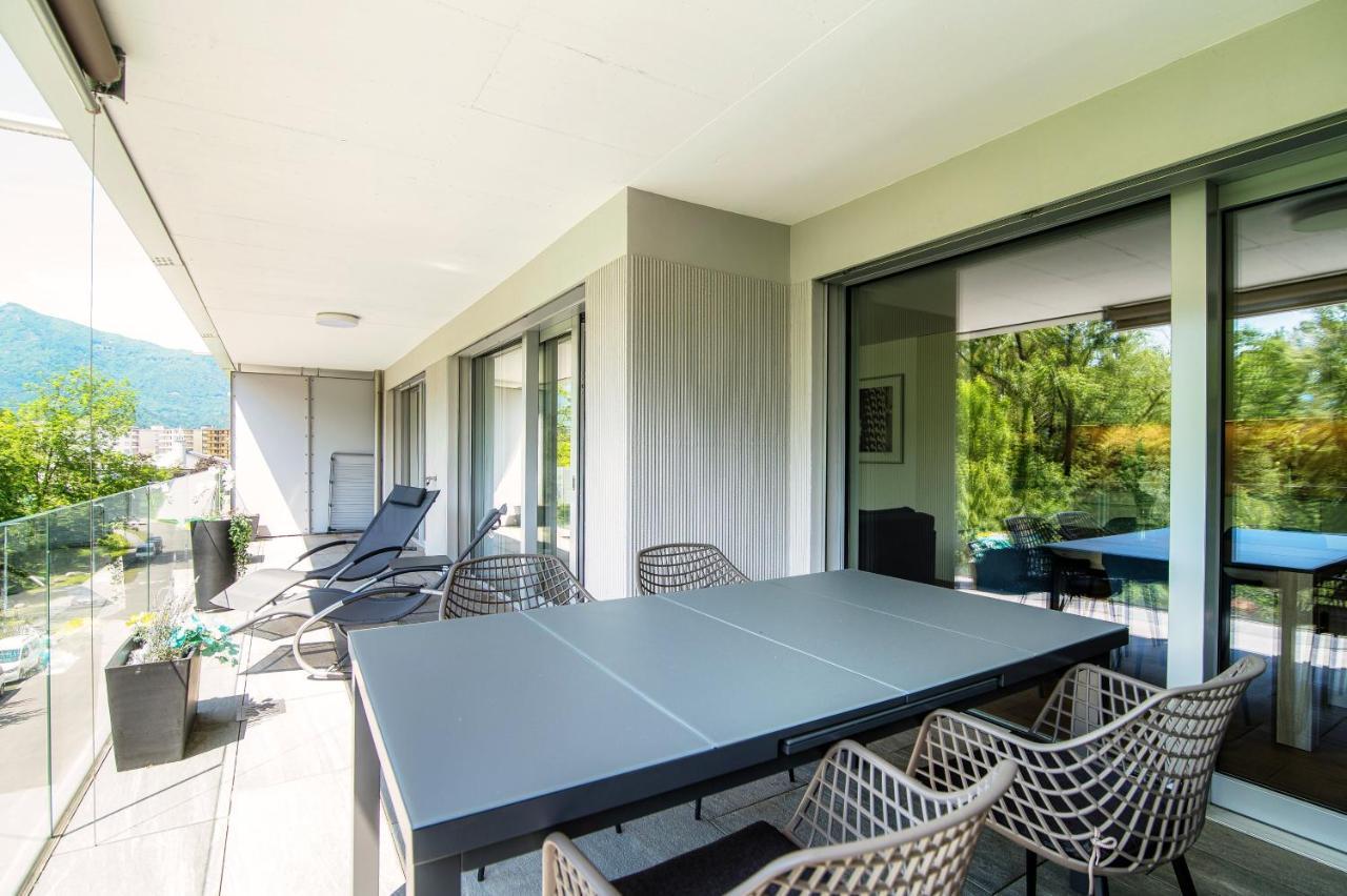 Linda Terrace By Quokka 360 - Modern One-Bedroom Flat With Sun Terrace Locarno Exterior photo