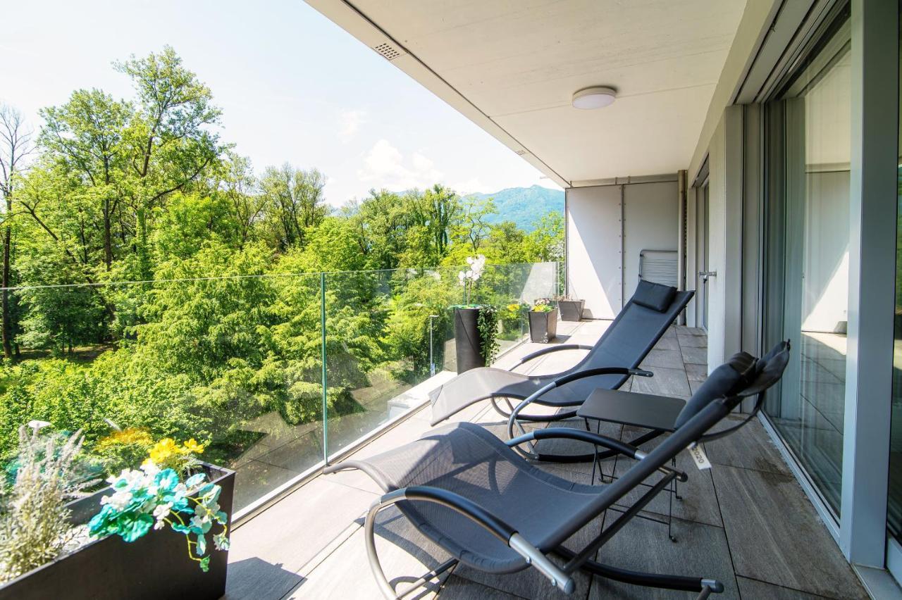 Linda Terrace By Quokka 360 - Modern One-Bedroom Flat With Sun Terrace Locarno Exterior photo